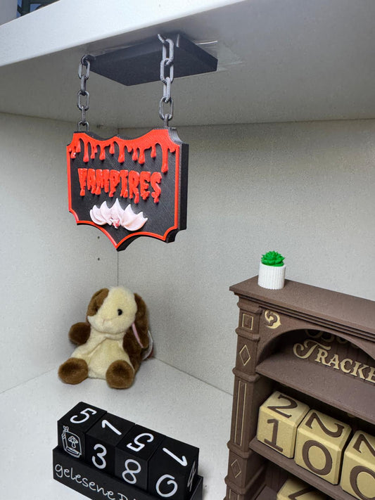 Genre Hängeschild Vampires