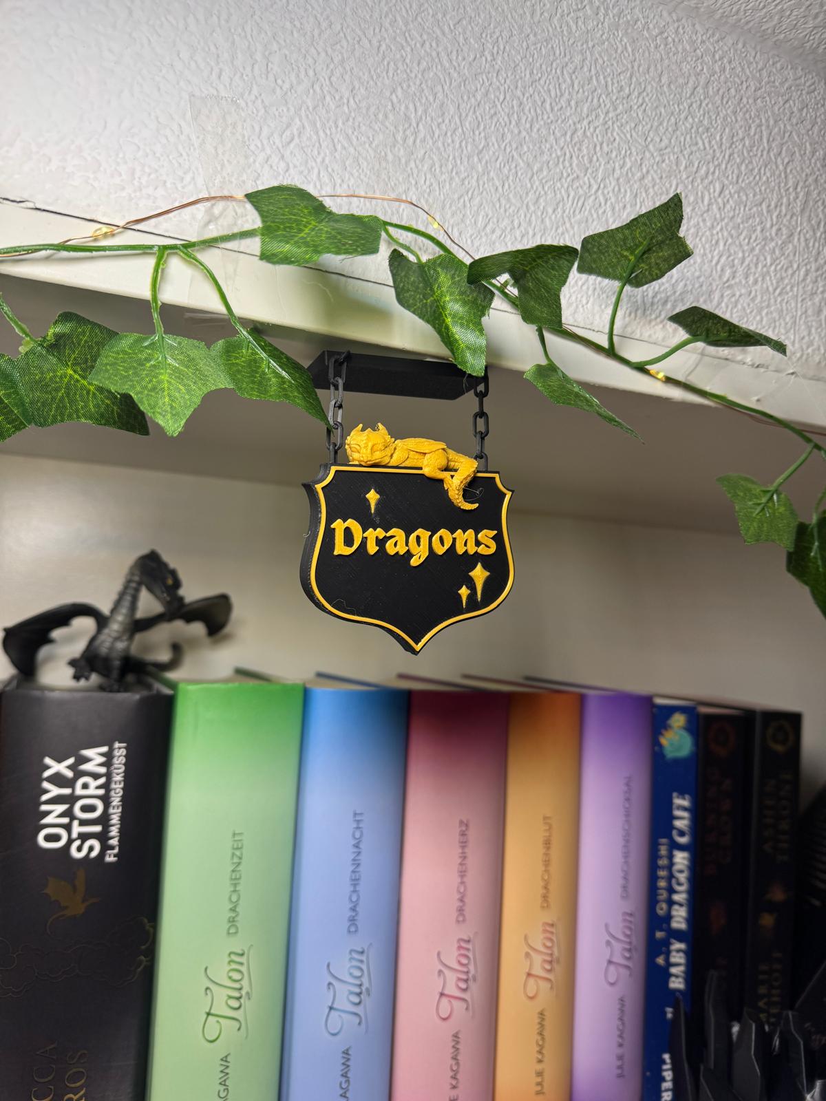 Genre Hängeschild Dragons
