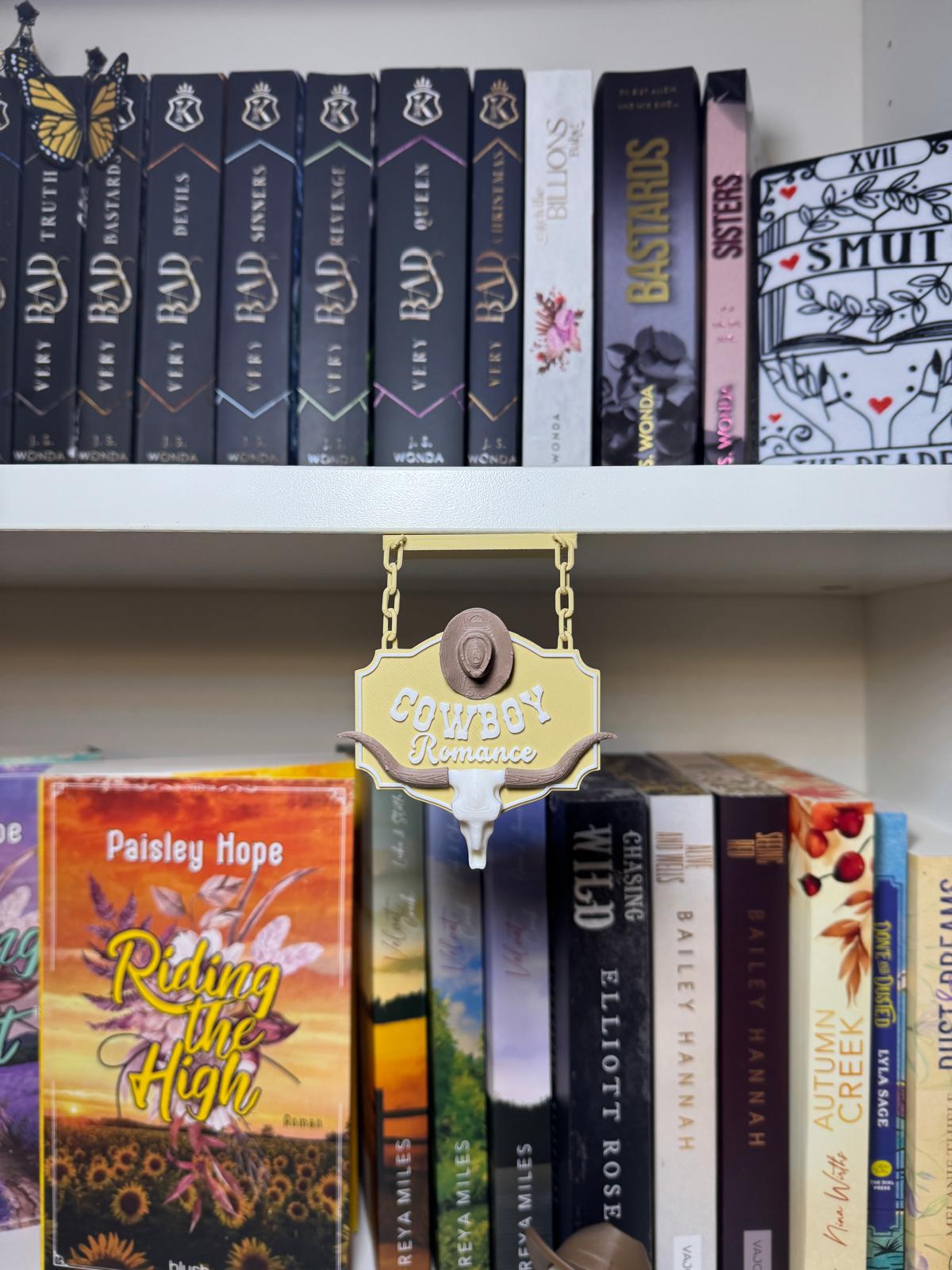 Genre Hängeschild Cowboy Romance